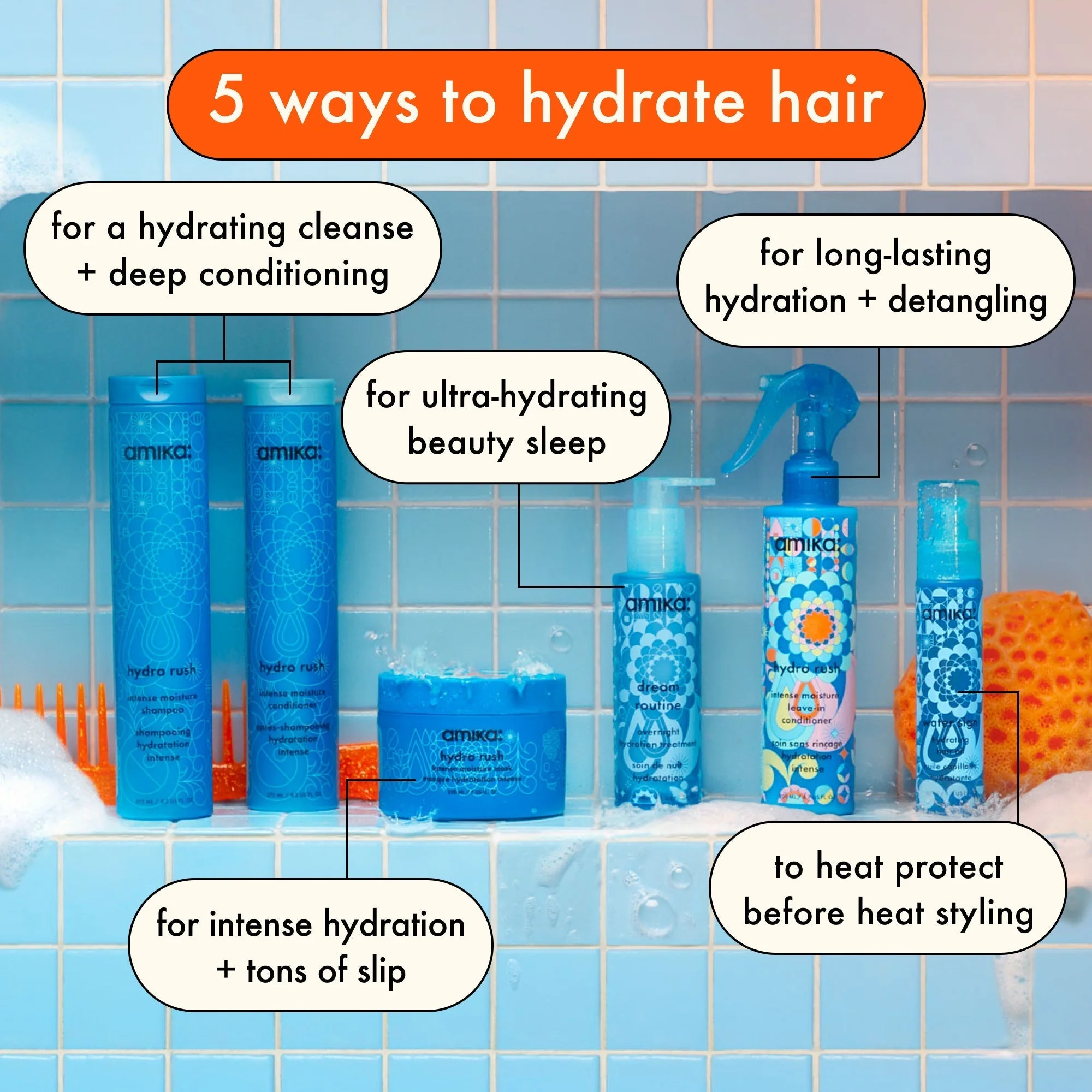 hydro rush | intense moisture hair mask with hyaluronic acid - Image 10