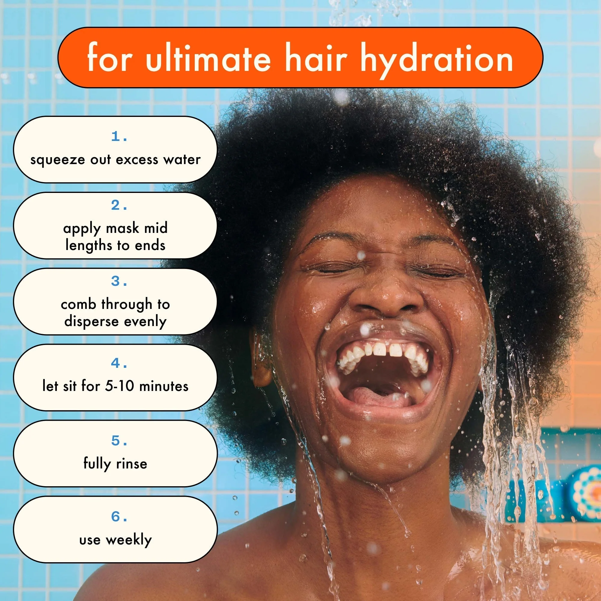 hydro rush | intense moisture hair mask with hyaluronic acid - Image 8