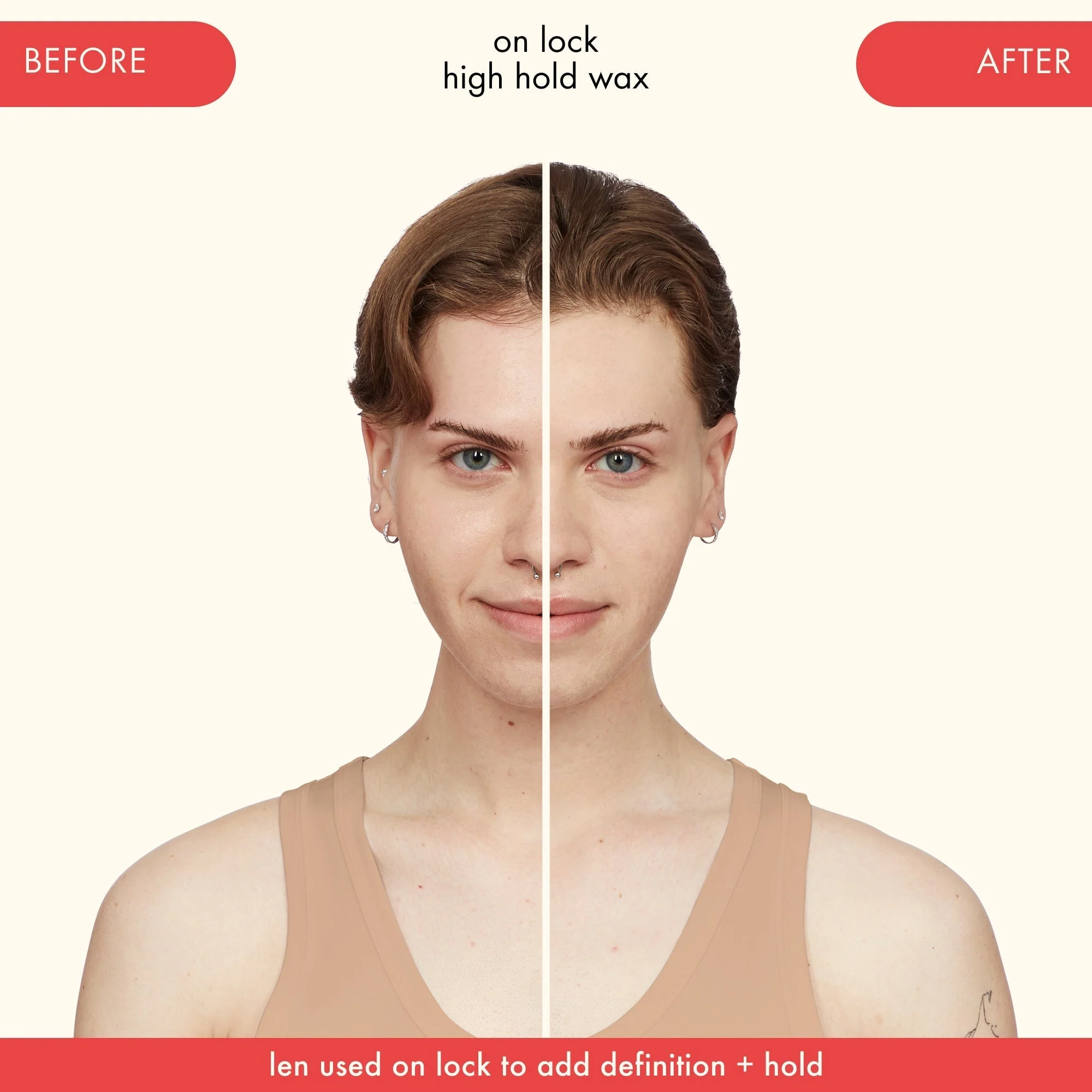 on lock | high hold hair wax - Image 3