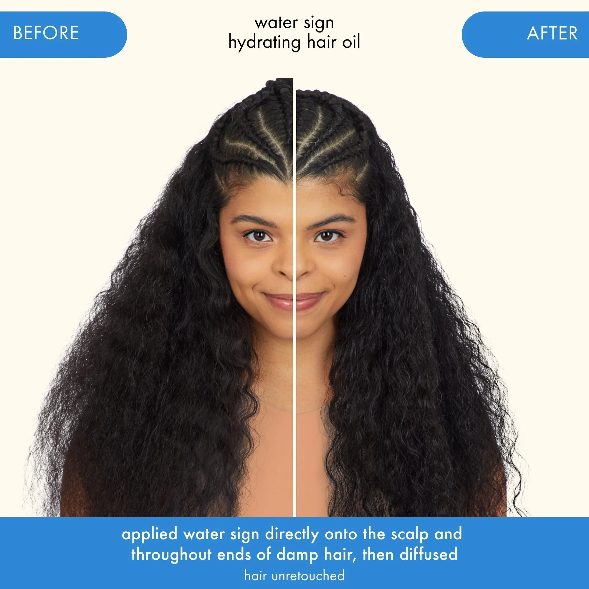 water sign | hydrating hair oil for dry hair - Image 4